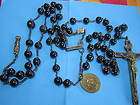 antique PRIEST rosary AROUND 1850 MEMENTO mori SKULL / FACE of JESUS 