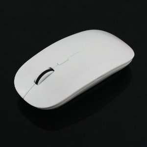   Wireless Ultra thin Optical Mouse White for Laptop Pc 