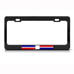  Dominican Republic Flag Country Metal License Plate Frame 