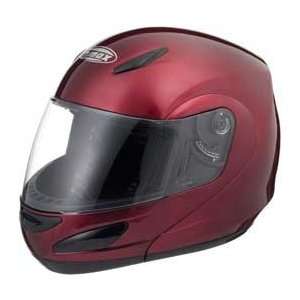  GMAX GM44 Full Face Street Helmet Flip Wine XL   72 5045X 