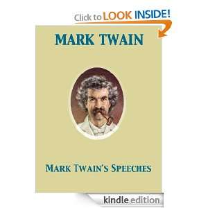 Mark Twains Speeches Twain Mark  Kindle Store