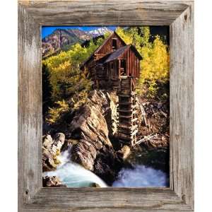  5x5 Rustic Picture Frames, Narrow Width 1.5 inch Homestead 