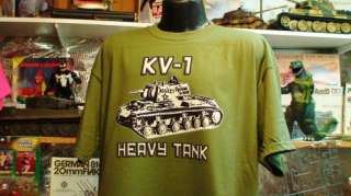 KV1 KV2 Tank T 34 Soviet Russian Panzer ww2 Army Tee  