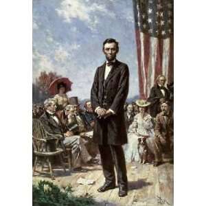  The Gettysburg Address by Jean leon gerome Ferris 6.88X10 