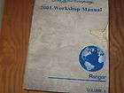 2001 Ford Ranger Truck Factory Shop Service Manual Vol1