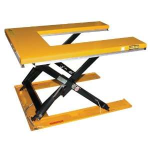 Vestil EHU 3 Low Profile U Type Electric Lift Table, 115 Volt, 3000 