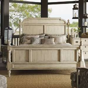  Lexington Twilight Bay Hathaway Panel Bed in Distressed 