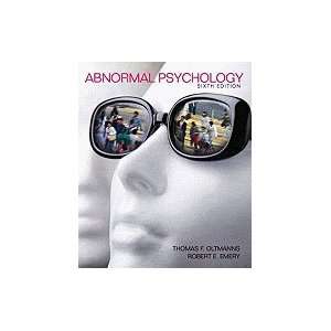  Abnormal Psychology 6TH EDITION: Books