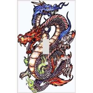  Two Headed Dragon Decorative Switchplate Cover