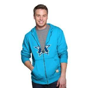   Mariners Fashion Hoodie Majestic Select Sky Blue Trident Star Hoodie