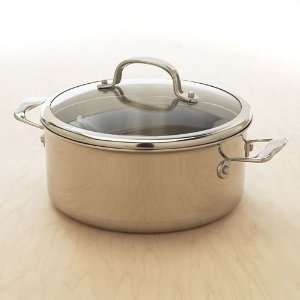 Food Network 5 qt. Tri Ply Stainless Steel Dutch Oven:  