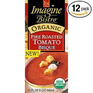   Organic Bistro Fire Roasted Tomato Bisque, 32 Ounce Boxes (Pack of 12