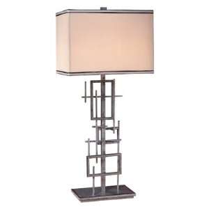    Table Lamp 1 Light 150 watt in Union Square Steel: Home Improvement