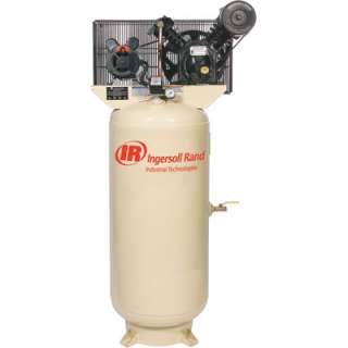 Ingersoll Rand Type 30 Reciprocating Air Compressor 5 HP 200V 3 Phase 
