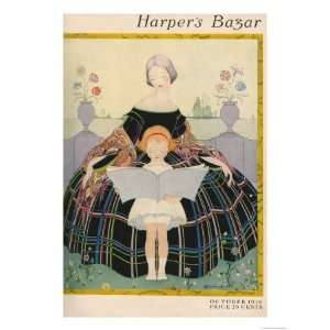  Harpers Bazaar, October 1916 Premium Poster Print, 24x32 