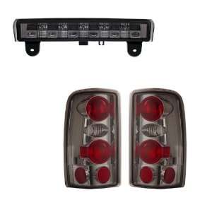   Surburban Smoke Tail Lights + LED 3RD Brake Light Combo Automotive