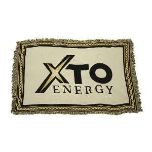 Texas Based XTO Energy Oil and Gas Producer Afghan Throw Blanket 