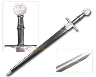 44 Medieval BRITISH LSLES Arming Sword with Scabbard  
