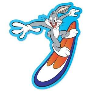  Surfing Bugs Bunny cartoon sticker 5 x 4 Everything 