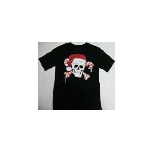  Boys Christmas Jolly Roger Pirate Shirt, Black, Boys XL 