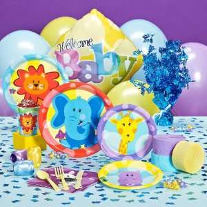  Safari Friends Baby Shower Deluxe Party Pack for 8 Toys & Games