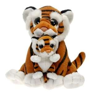  New   12 Mother Tiger W/Baby Cub In Mouth Case Pack 9 