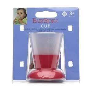 BABYBJORN BABYBJORN Cup, Ages 8 months+, Bright Red 1 ct (Quantity of 