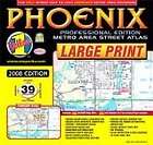 phoenix large print metro area street atlas 