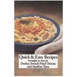   & Easy Recipes Durkee French Fried Onions and Starkist Tuna Books