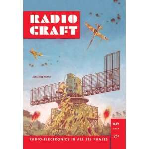 Radio Craft Japanese Radar 12x18 Giclee on canvas