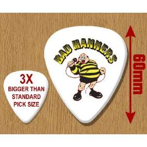  Bad Manners BIG Guitar Pick: Musical Instruments