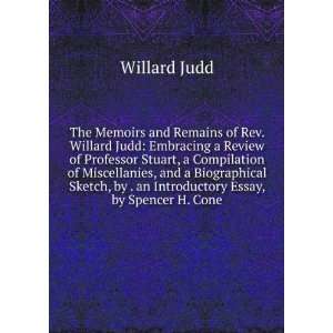   Essay, by Spencer H. Cone Willard Judd  Books