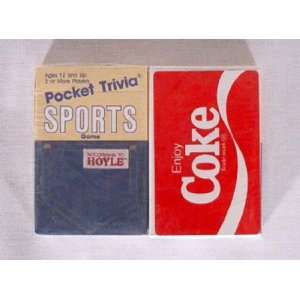  Coca Cola Hoyle Pocket Sports Trivia Game 