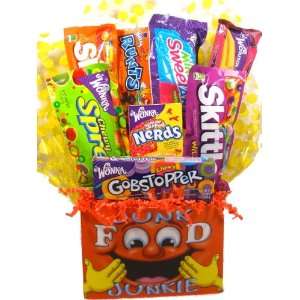 Junk Food Junkie Gift Basket (Small)   A Halloween Gift Idea for 