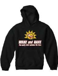 Pothead & Stoner Sweatshirts   Wake & Bake Hoodie #1320