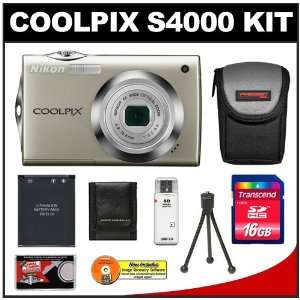  Nikon Coolpix S4000 12 MP Digital Camera with 4x Optical 