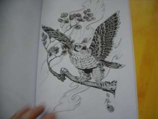 , Hawks, Snakes Japanese tattoo designs reference book by tattoo 