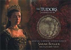 TUDORS COSTUME CARD MTBD MARY TUDOR SARAH BOLGER #124  