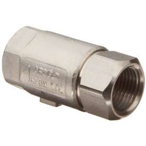    100 Series Stainless Steel Check Valve, Ball Cone, 1 1/4 NPT Female
