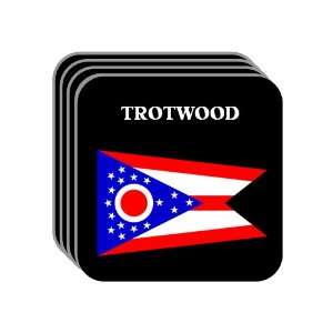  US State Flag   TROTWOOD, Ohio (OH) Set of 4 Mini Mousepad 