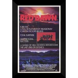  Red Dawn 27x40 FRAMED Movie Poster   Style B   1984