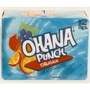Faygo   Ohana Punch Soda   12 Pack of: Grocery & Gourmet Food