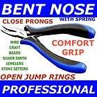 BENT CHAIN NOSE PLIERS OPEN JUMP RINGS SET STONES WIRE