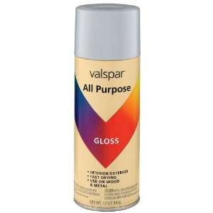 Valspar 12 Oz Silver Gloss All Purpose Spray Paint   465 64012 SP (Qty 