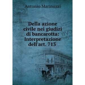  Della Azione Civile Nei Giudizi Di Bancarotta 