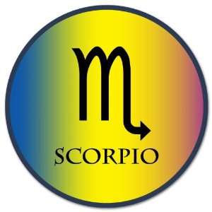  Scorpio Zodiac Sign car bumper sticker 4 x 4 Automotive