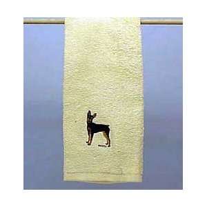  Hand Towel Miniature Pinscher Patio, Lawn & Garden