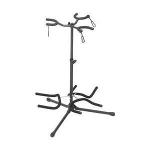  On Stage Stands Triple Guitar Stand Black Musical 