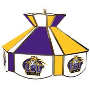  LSU Tigers Stained Glass Swag Light: Sports & Outdoors