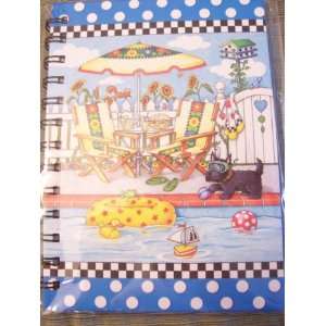  Mary Engelbreit Spiral Journal ~ Pup at the Pool